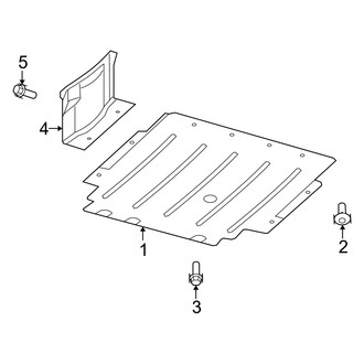 Dodge OE - Radiator Support - Splash Shields