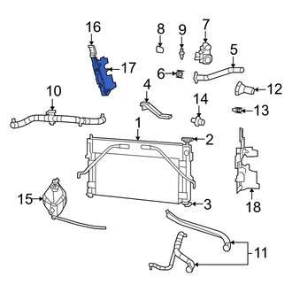 Dodge OE - Lower Radiator Air Seal