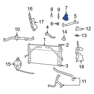 Dodge OE - Lower Engine Coolant Thermostat Housing