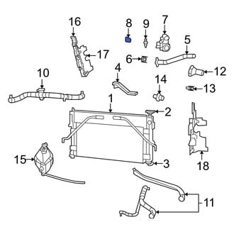 Dodge OE - Lower Radiator Air Seal
