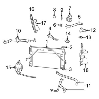 Dodge OE - Cooling - Radiator & Components