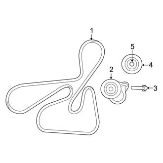 Dodge OE - Cooling - Belts & Pulleys (Express / Lux / Mainstreet 2.4L)