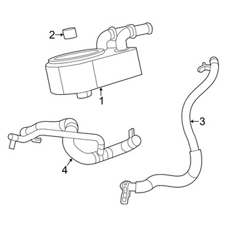 Dodge OE - Cooling - Oil Cooler (SE / SXT ED3 Engine)