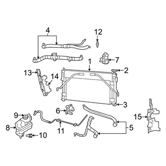 Dodge OE - Cooling - Radiator & Components (2.7L)