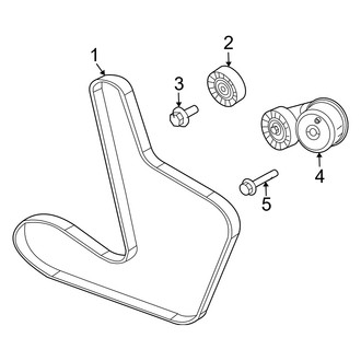 Dodge OE - Cooling - Belts & Pulleys (3.5L)