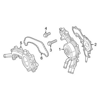 Dodge OE - Cooling - Water Pump (3.6L)