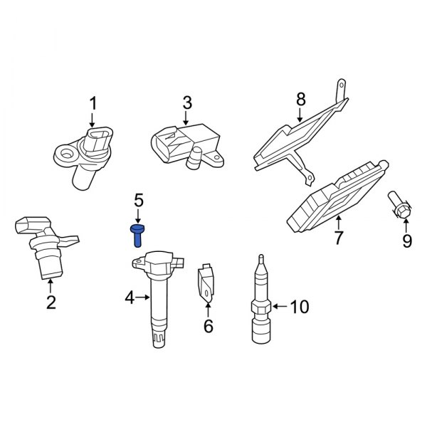Dodge OE 6104142AA ABS Control Module Screw