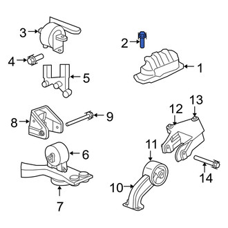 Dodge OE - Transmission Crossmember Bolt