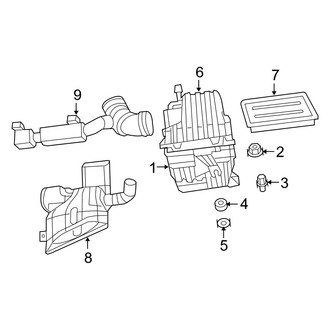 Dodge OE - Engine / Transaxle - Air Intake (2.7L)