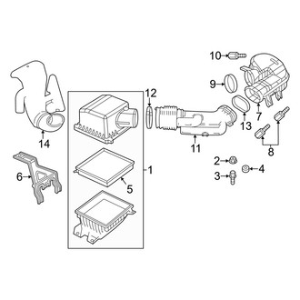 Dodge OE - Engine / Transaxle - Air Intake (3.6L)