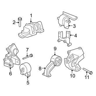 Dodge OE - Engine / Transaxle - Engine & Transmission Mounting (3.5L)