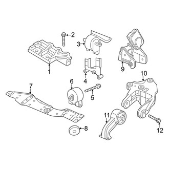 Dodge OE - Engine / Transaxle - Engine & Transmission Mounting (3.6L)