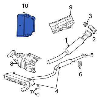 Dodge OE - Floor Pan Heat Shield