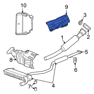 Dodge OE - Floor Pan Heat Shield