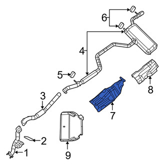 Dodge OE - Floor Pan Heat Shield