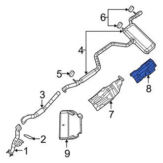 Dodge OE - Floor Pan Heat Shield