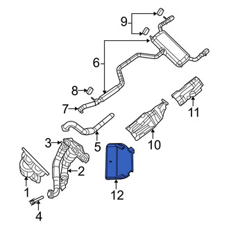 Dodge OE - Floor Pan Heat Shield