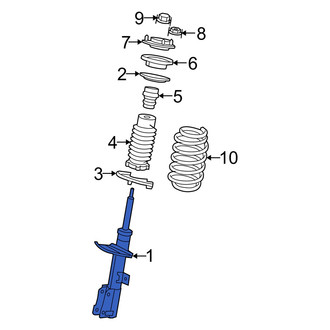 Dodge OE - Front Left Suspension Strut