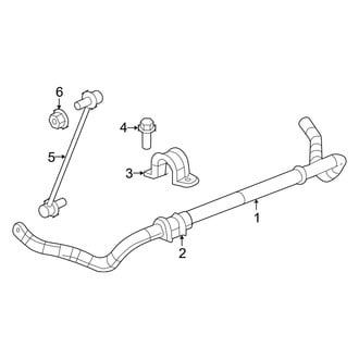 Dodge OE - Front Suspension - Stabilizer Bar & Components