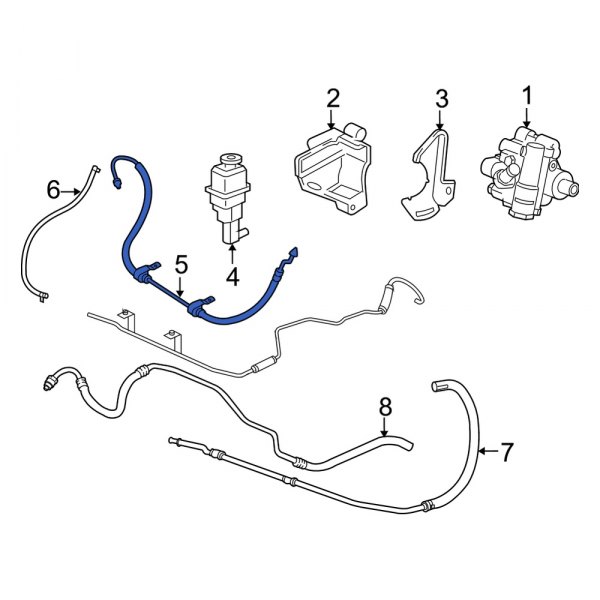 Power Steering Pressure Hose