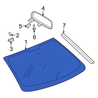 Dodge OE - Front Windshield