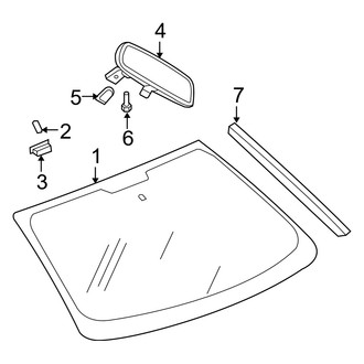 Dodge OE - Windshield - Glass