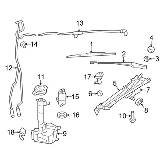 Dodge OE - Windshield - Wiper & Washer Components