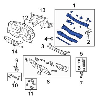 Dodge Avenger Cowl Panels & Parts | Vent Grills — CARiD.com