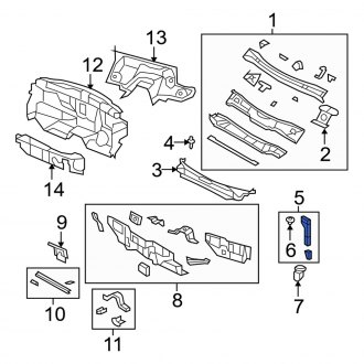 Dodge Avenger Cowl Panels & Parts 