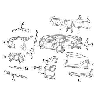 Dodge OE - Instrument Panel Components