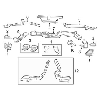 Dodge OE - Instrument Panel - Ducts