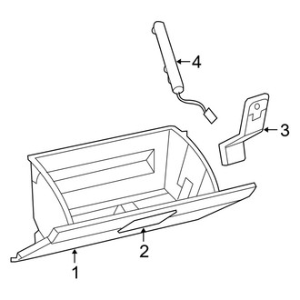 Dodge OE - Instrument Panel - Glove Box