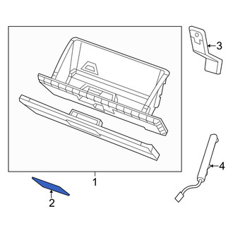 Dodge OE - Front Glove Box Latch