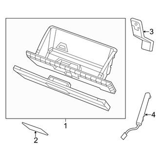 Dodge OE - Instrument Panel - Glove Box