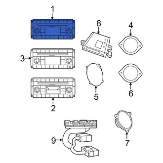 Dodge OE - Radio Control Unit