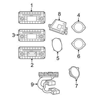 Dodge OE - Instrument Panel - Sound System