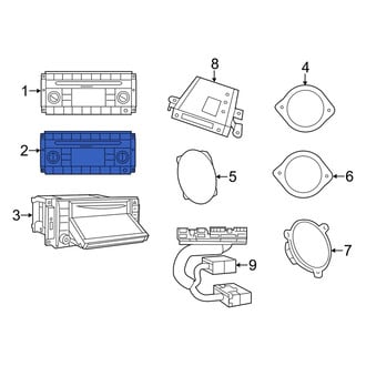 Dodge OE - Radio Control Unit