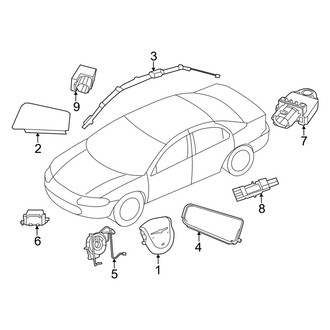 Dodge OE - Restraint Systems - Air Bag Components