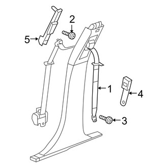Dodge OE - Restraint Systems - Front Seat Belts