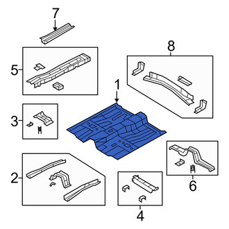 Dodge OE - Front Floor Pan