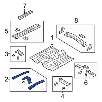 Dodge OE - Front Floor Side Rail