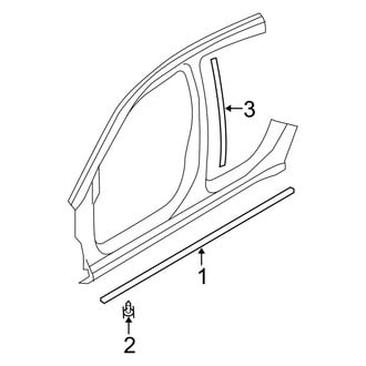 Dodge OE - Pillars, Rocker & Floor - Exterior Trim