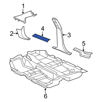 Dodge OE - Front Right Door Sill Plate