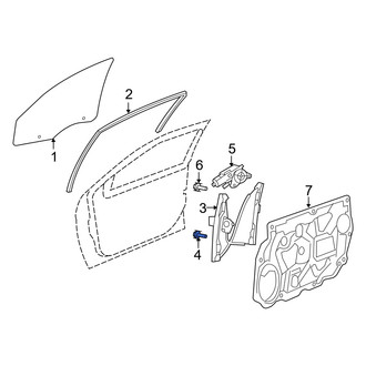 Dodge OE - Rear Window Regulator Motor Bolt