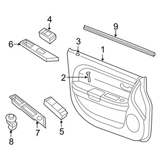 Dodge OE - Front Door - Interior Trim