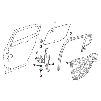 Dodge OE - Rear Window Regulator Motor Bolt