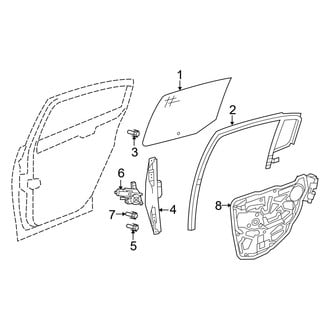 Dodge OE - Rear Door - Glass & Hardware