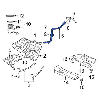 Dodge OE - Fuel Tank Filler Neck