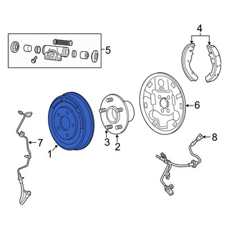 Dodge OE - Rear Brake Drum