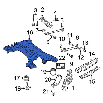 Dodge OE - Rear Suspension Subframe Crossmember